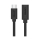 Kabel UNITEK Przedłużacz USB-C 3.1 GEN 2; 4K; PD 100W; 0,5m; M/F; C14086BK